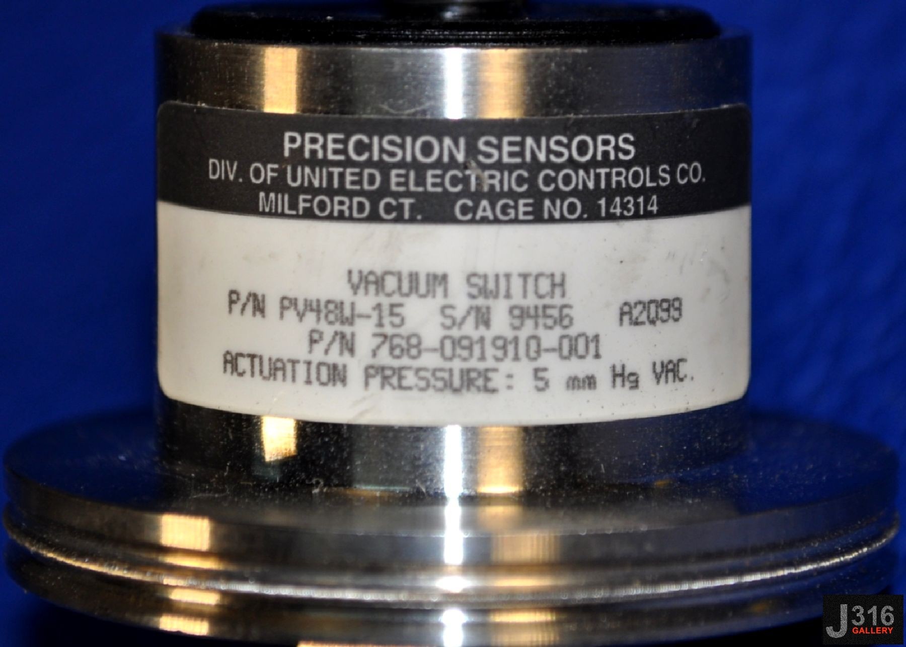 ケージ 3248 PRECISION SENSORS VACUUM SWITCH PV48W-15 | eBay